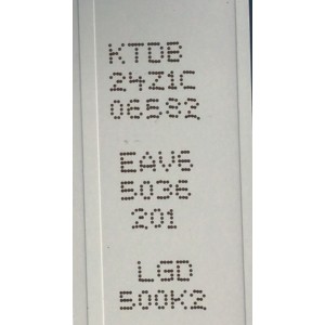 KIT DE LED'S PARA TV LG ( 6 PZ ) / NUMERO DE PARTE EAV65036201 / SSC_Y21 SLIM TRIDENT 50UP80_S / SSC_Y21 SLIM TRIDENT 50UP80_LGD_PTN0.5_REV00_210105 / MODELO 50UP76703LB / 50UQ9000PUD